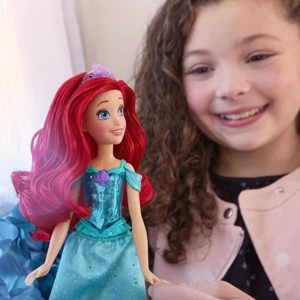 DISNEY PRINCESSES - Stardust - Ariel docka med kjol och tillbehör - leksak för barn - från 3 år - V2