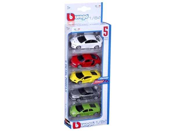 Bburago 1:64 5-pakning