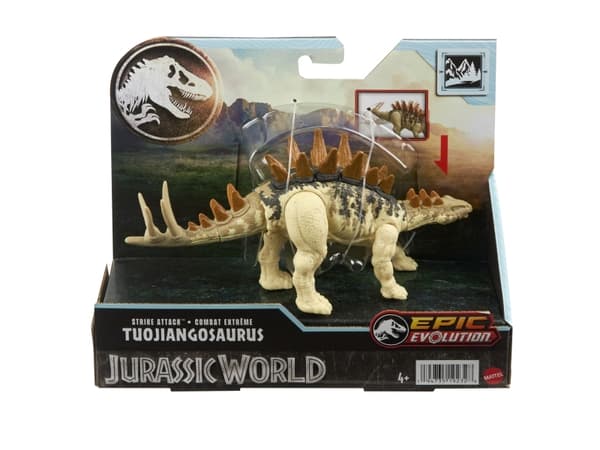 Jurassic World STRIKE ATTACK Tuojiangosaurus, 4 år, Beige, Brun