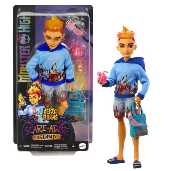 Monster High Scare-adise Island Heath Burns Doll