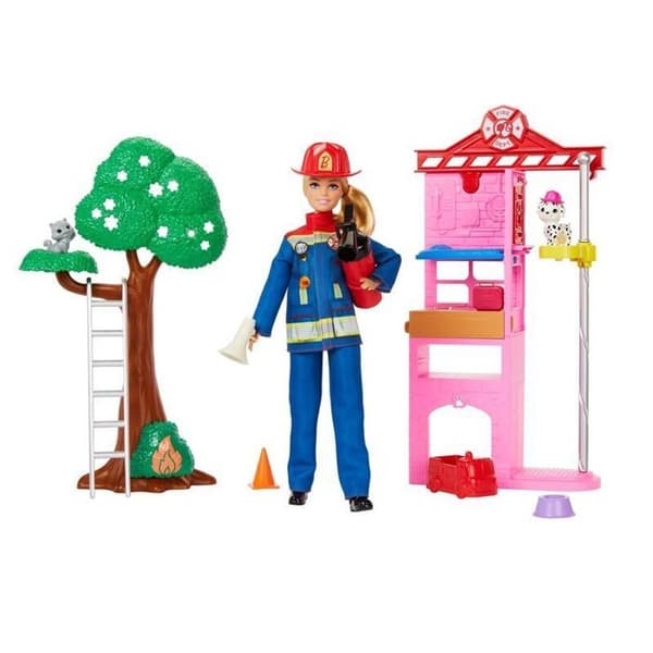 Brandman brandstation docka Mattel