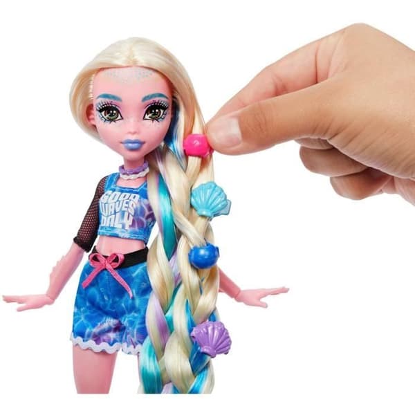 Docka MATTEL MONSTER HIGH LAGOONA BLUE med spatilbehör