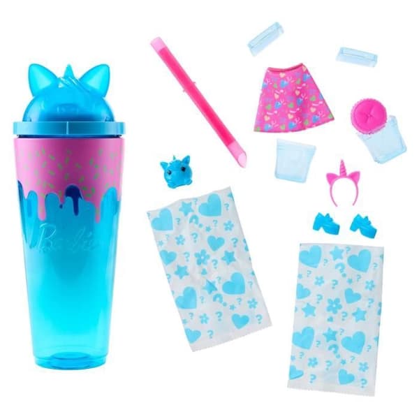 Barbie-Pop Reveal-Unicorns och Tillbehör Serie Shakes - 3 år+- JCN86