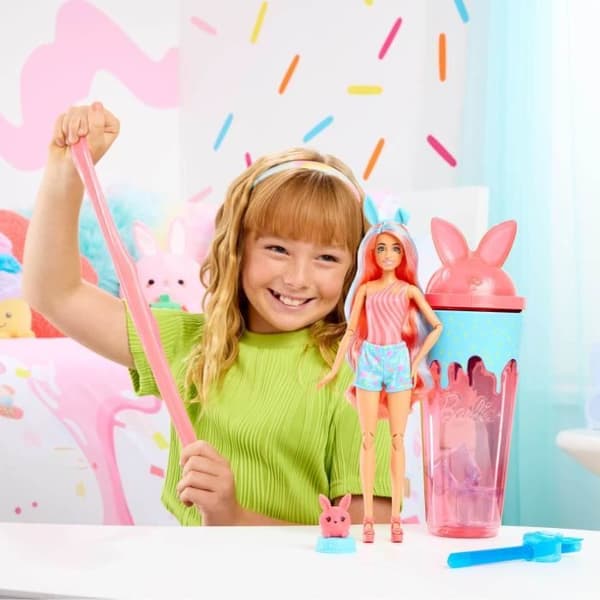 Barbie-Pop Reveal-Docka Kanin och Tillbehör Serie Shakes - 3 år+- JCN87