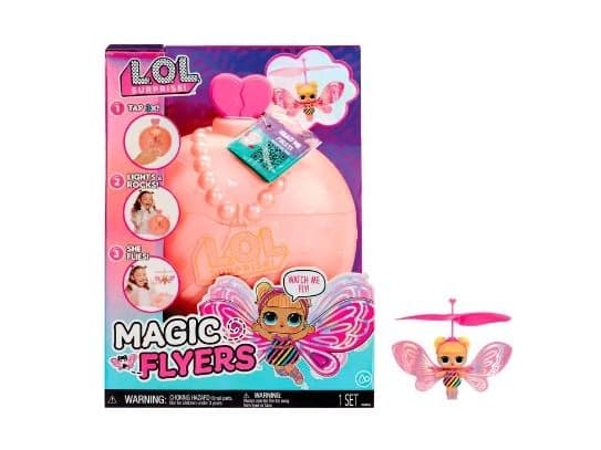 L.O.L. Surprise! Magic Flyers - Flutter Star (Pink Wings), Minidocka, Honkoppling, 4 År, Pojke/flicka, Multifärg