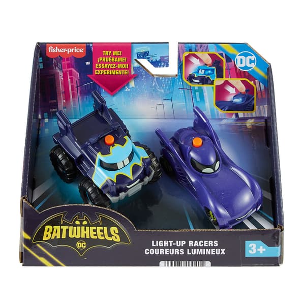 Batwheels 1:55 Light-Up - Blå
