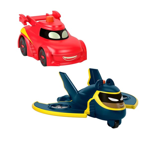 Batwheels 1:55 Light-Up - Röd