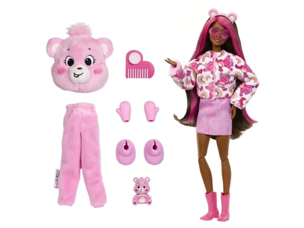 Barbie Cutie Reveal Care Bears -docka, Modedocka, Flicka, 3 År, Flicka, Multifärg