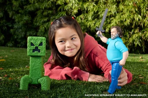Minecraft-elokuvahahahmo suuri, Steve or Creeper, (JFR65) Assorted