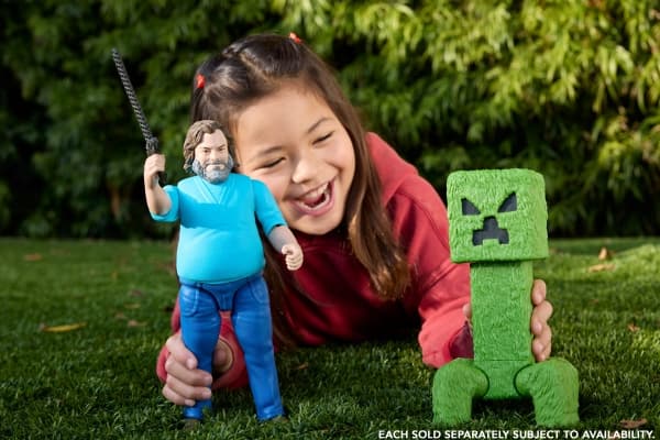 Minecraft-elokuvahahahmo suuri, Steve or Creeper, (JFR65) Assorted