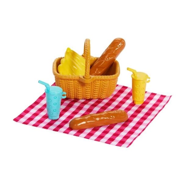 Barbie-Familj Och Vänner-Barbie Picknick-Set med 2 Dockor - 3 år+- JBF43