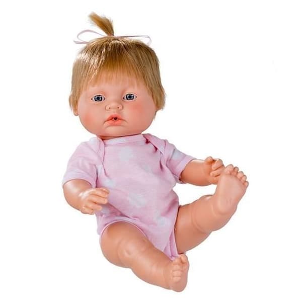 Berjuan nyfödd babydocka blond 38 cm tjej