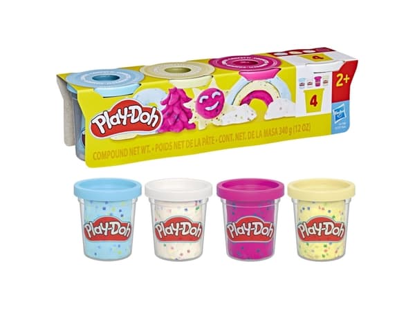 Play-Doh 4 Pack Specialty 340 g - Confetti Fun