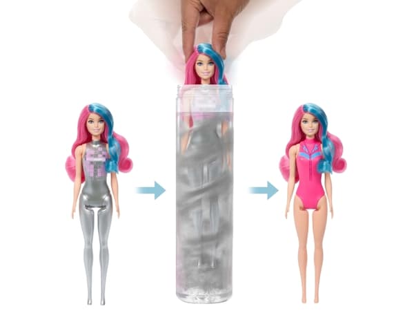 Barbie Color Reveal Doll Assortment, Fashion doll, Female, 3 yr(s), Girl, Assorted colours