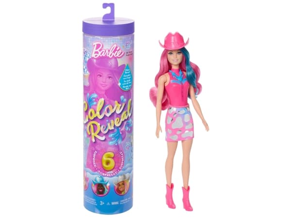Barbie Color Reveal Doll Assortment, Fashion doll, Female, 3 yr(s), Girl, Assorted colours