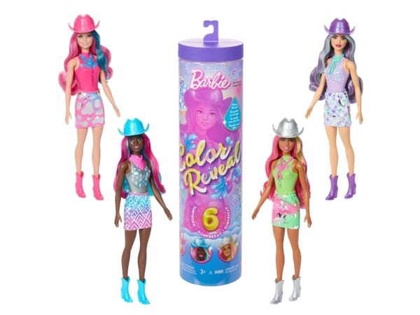 Barbie Color Reveal Doll Assortment, Fashion doll, Female, 3 yr(s), Girl, Assorted colours