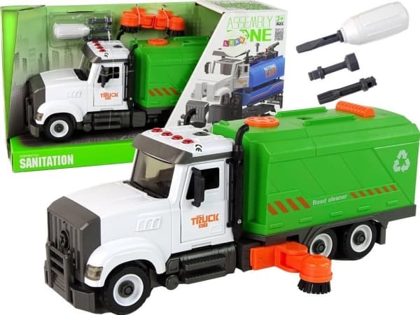 LeanToys Sweeper for å skru av og vri tilbehør Grønn