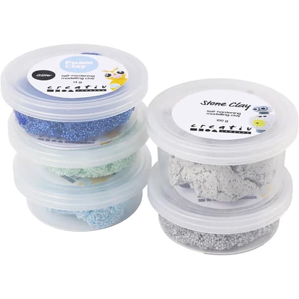 STONE CLAY MIX, BLÅ/GRÖN HARMONI