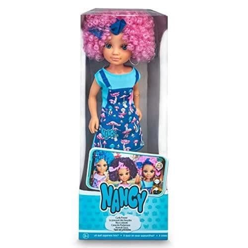 Puppa Nancy Curly Power 43 cm - NANCY - Multikolor - Lockigt hår - 3 lägen