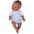 Miniatyrbild 1 av 2: Berjuan Newborn Doll - Vit/Blå Vinyl/Textil - 30cm - Tjej - Levereras med blöja