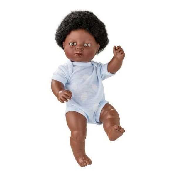 Babydocka Berjuan Newborn 38 cm afrikansk (38 cm)