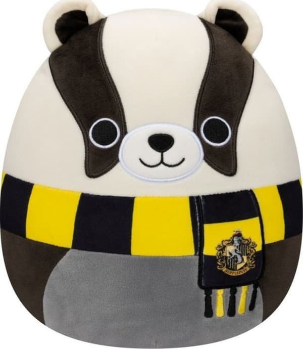 SQUISHMALLOWS-docka Jazwares, badger-maskot från Puffskein, Harry Potter 40 cm