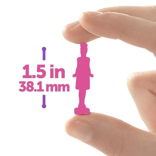 BARBIE Mini-BarbieLand Fashionistas-Docka 3,8 cm - Barbie - JCP97