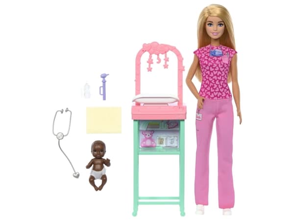 Barbie ura vauvan lääkäri setti