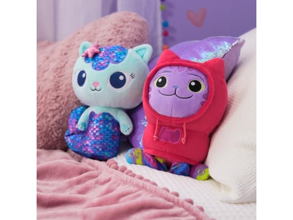 Gabby''s Dollhouse , Fin-Tastic MerCat, Premium Plush Toy, 10-Inch Tall Stuffed Animal with Moving Mermaid Tail, Kids Toys for Girls & Boys Ages 3+,