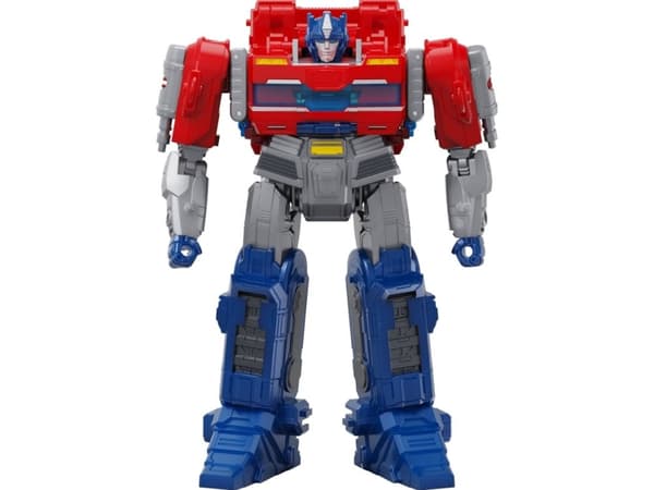 Transformers One Movie Power Flip Optimus Prime (Orion Pax), 6 yr(s), Sounding, Plastic, Blue, Red, Silver