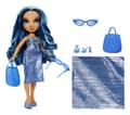 Miniatyrbild 2 av 5: Rainbow High Swim & Style Fashion Doll- Skyler (Blue), Modedocka, Flicka, 4 År, Pojke/flicka, 280 mm, Multifärg