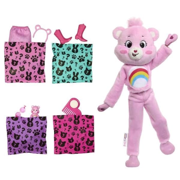 Poupée Barbie Cutie Reveal Bisounours Toucâlin Rosa - 3 år+- JCN95