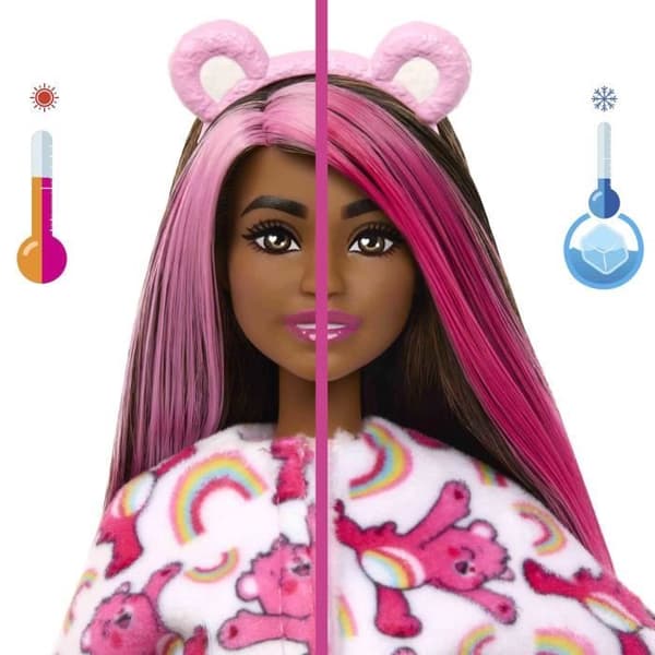 Poupée Barbie Cutie Reveal Bisounours Toucâlin Rosa - 3 år+- JCN95