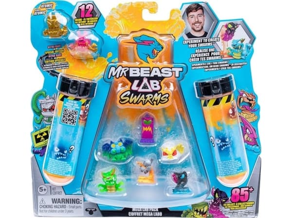 Mr Beast Lab Figures - Mega Lab Swarm 12-pakning