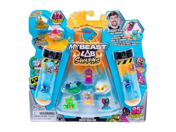 Mr Beast Lab Figures - Mega Lab Swarm 12-pakning
