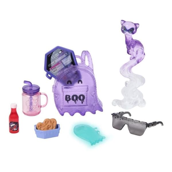 Monster High-Spectra Vondergeist-Docka, ill Rhuen och tillbehör HXH77