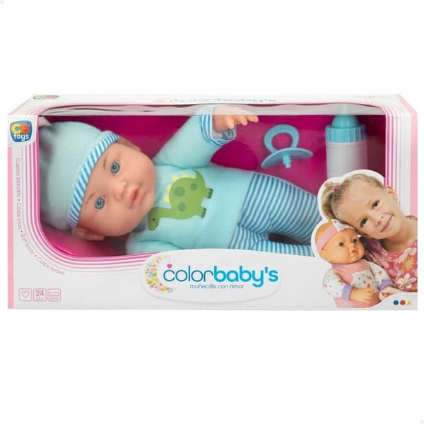 Baby Dukke Colorbaby 22 x 32 x 9,5 cm 6 enheder