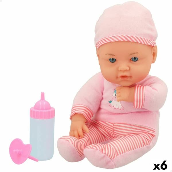 Baby Dukke Colorbaby 22 x 32 x 9,5 cm 6 enheder