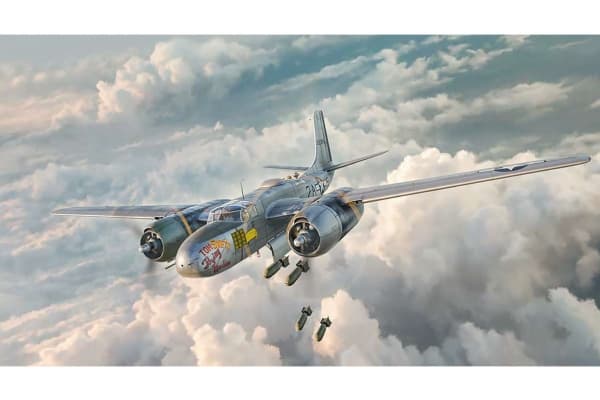 Italeri Plast modell a-26b Invader 1/72