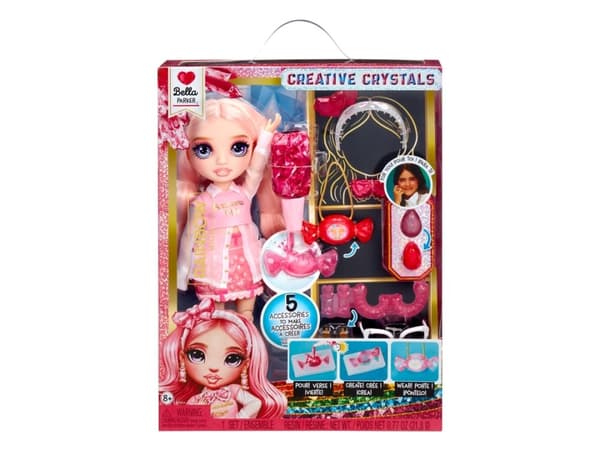 Rainbow High Creative Crystals Fashion Doll- Bella, Fashion doll, Female, 8 yr(s), 280 mm, Multicolour