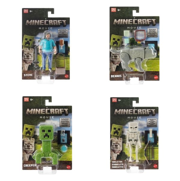 Mattel Minecraft -elokuvafiguuri (JFR44)