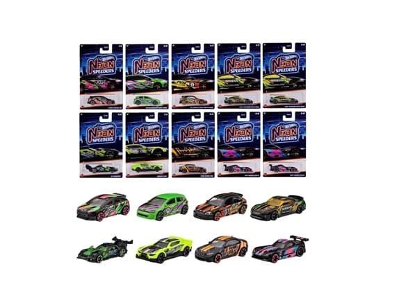 Mattel | Neon speeder, HLH72 | Multicoloured | Metal/Plastic