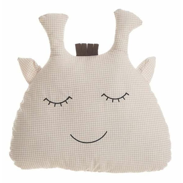 Pute Sjiraff 35 x 34 cm Beige