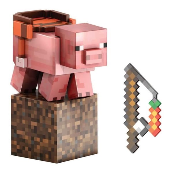 Leksak - MATTEL - Diamant Nivå Gris - Rosa - 14 cm - Från 3 år