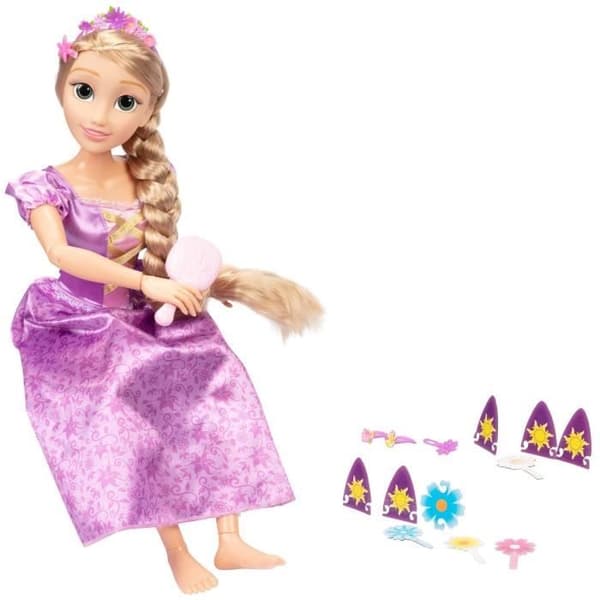 DISNEY PRINSESSOR - Rapunzel docka - 80 cm - JAKKS - 480454