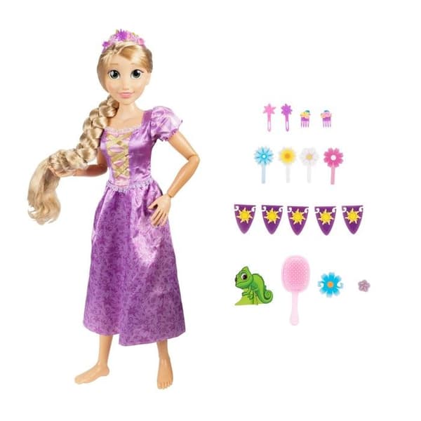 DISNEY PRINSESSOR - Rapunzel docka - 80 cm - JAKKS - 480454