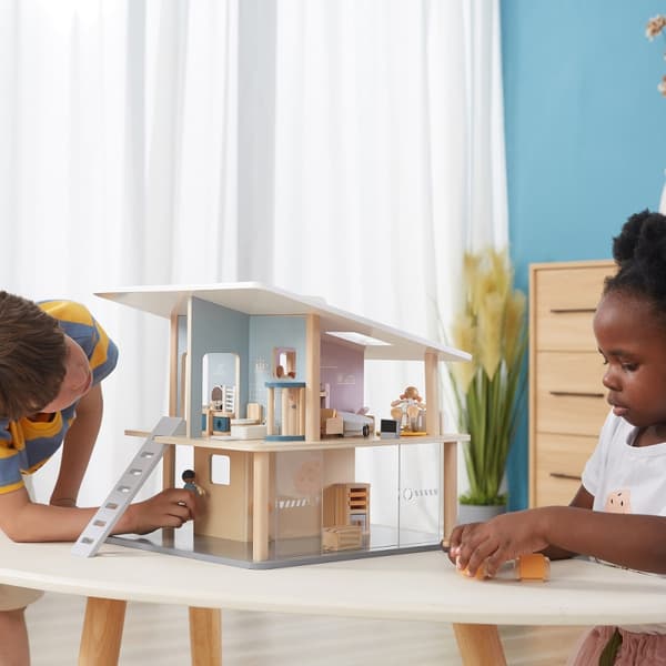 VIGA PoolarB Trädockor Docka Familj Set Figurer