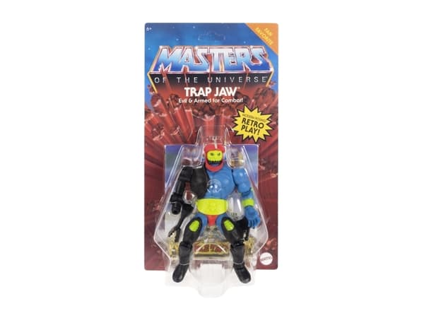 Masters of the Universe Origins Trap Jaw Action Figure, 6 yr(s), Multicolour, Plastic