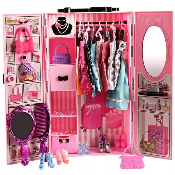Garderobe Foldegarderobe til tøj + dukke