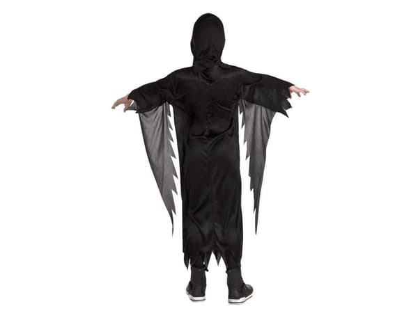 Boland 78083, Maskeraddräkt, Barn, Pojke, Halloween, Svart, Grå, Vit, Polyester